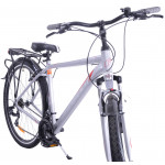 Trekingový bicykel Pánsky 28 Fuzlu Escape Strieborný Trekingový bicykel Pánsky 28 Fuzlu Escape Strieborný